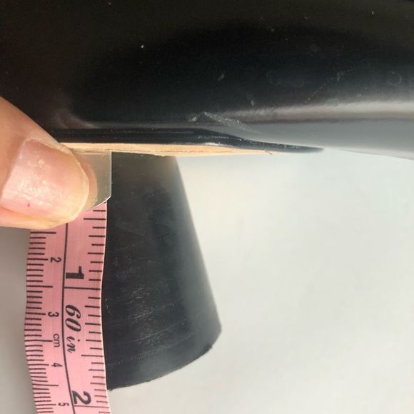 RAG & BONE  High Black Patent Leather Boots Size 38.5 - Picture 10 of 15